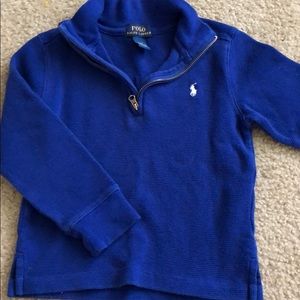 Polo boys half zip pullover